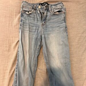 Light wash high waisted Hollister jeans